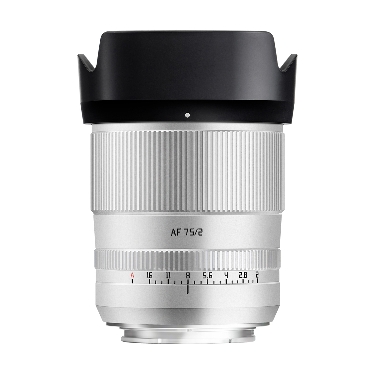 TTARTISAN AF 2/75 mm, Sony FE FF silber, Objektiv