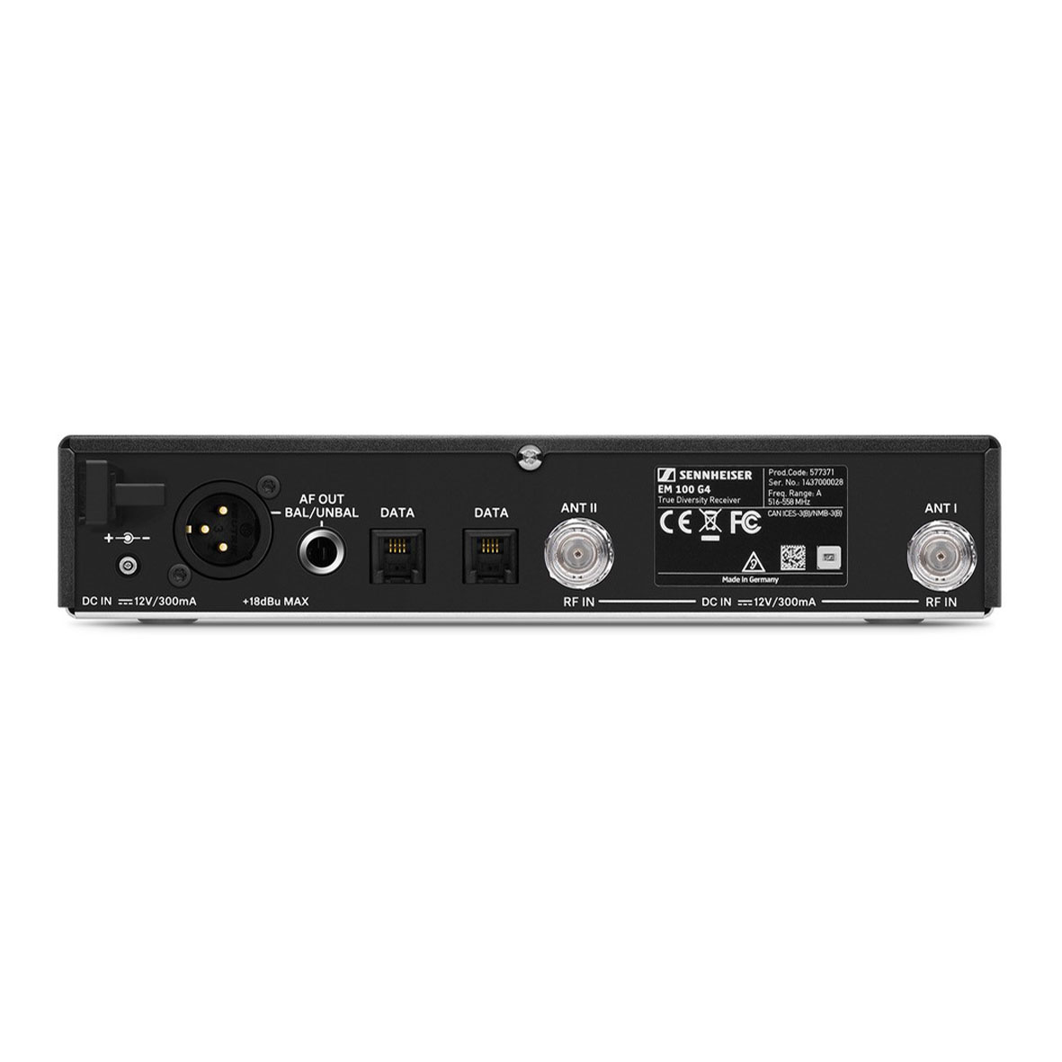 Sennheiser EM 100 G4-A True Diversitiy Rackempfäng 4044155263053