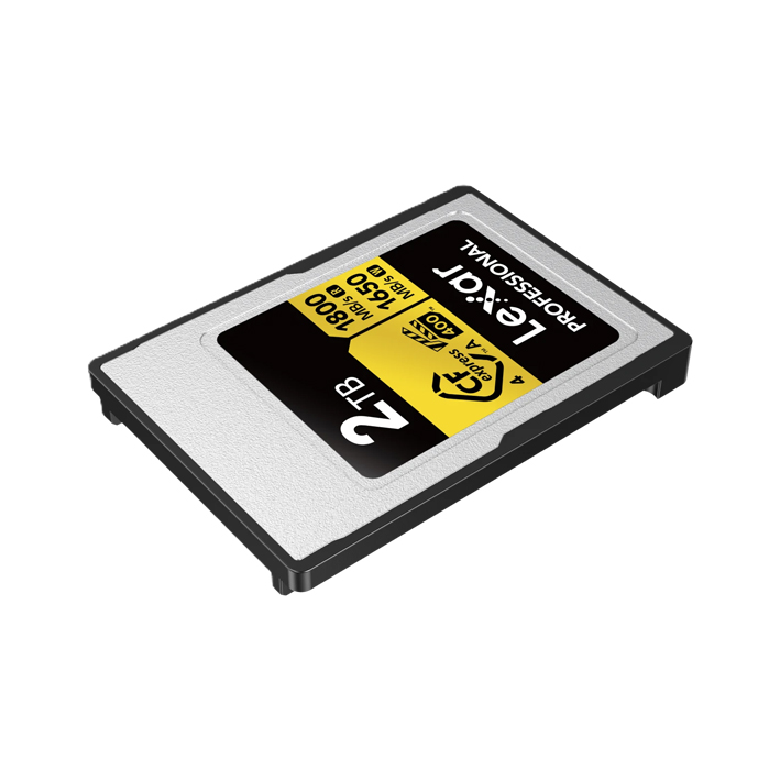 Lexar CFexpress PRO Type A Gold 2 TB 4.0 Series R1800/W1650MB/s - VPG400 Lexar CFexpress PRO Type A Gold 2 TB 4.0 Series R1800/W1650MB/s - VPG400