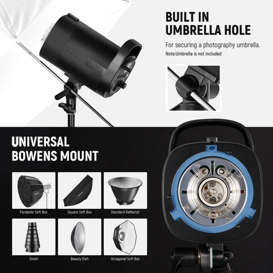 NEEWER S101-SET, 300 Watt Studio-Blitz- Set NEEWER S101-SET, 300 Watt Studio-Blitz- Set