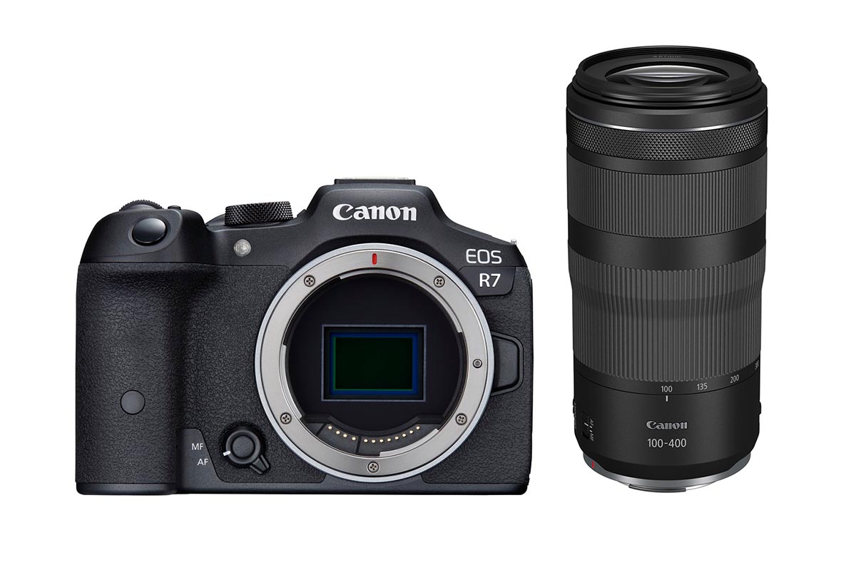 Canon EOS R7 Set mit Canon RF 5,6-8/100-400 mm IS Canon EOS R7 Set mit Canon RF 5,6-8/100-400 mm IS