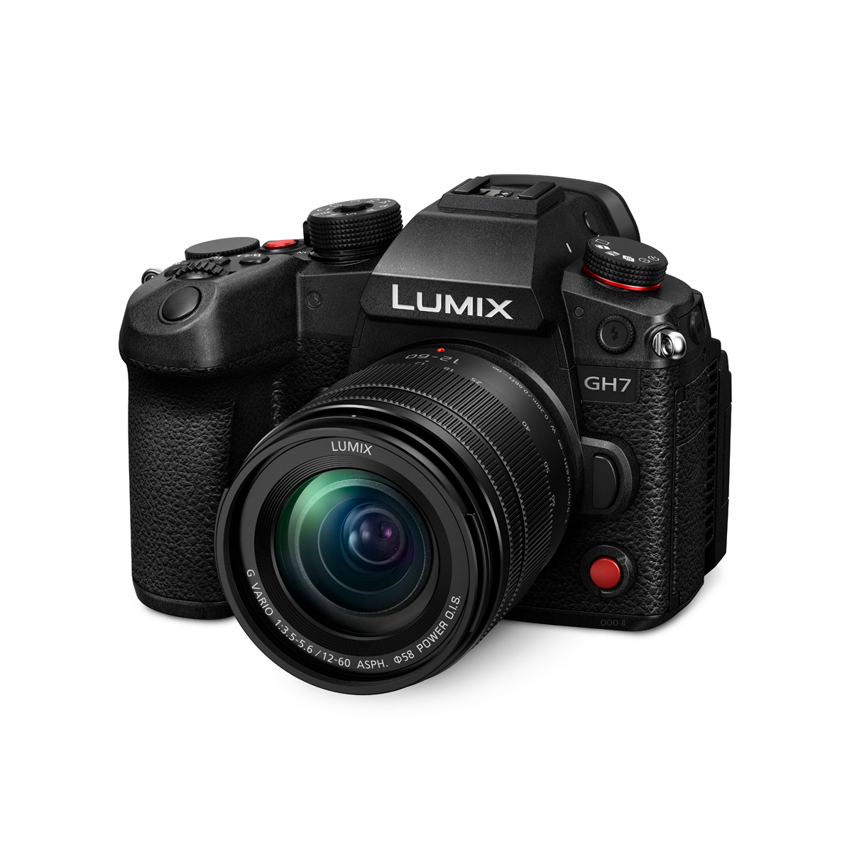 Panasonic Lumix DC-GH7 Kit GH7 Body + Lumix G Vario 12-60 mm (H-FS12060) Objektiv 5025232964758