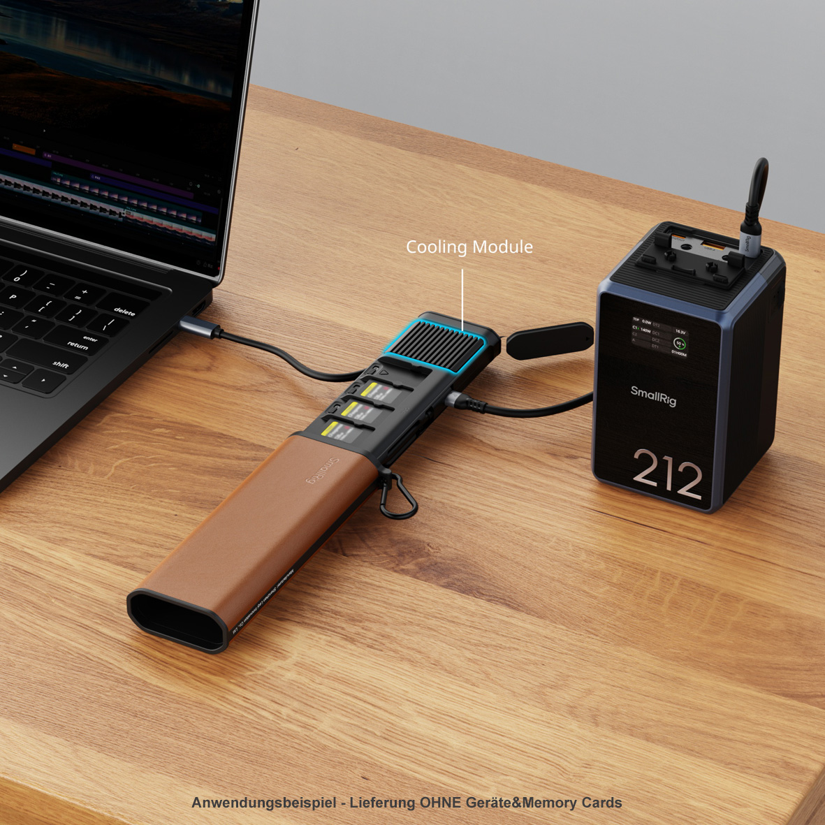 SmallRig 5361 Multifunct. Card Reader & Storage Case (CFexpress Type A)