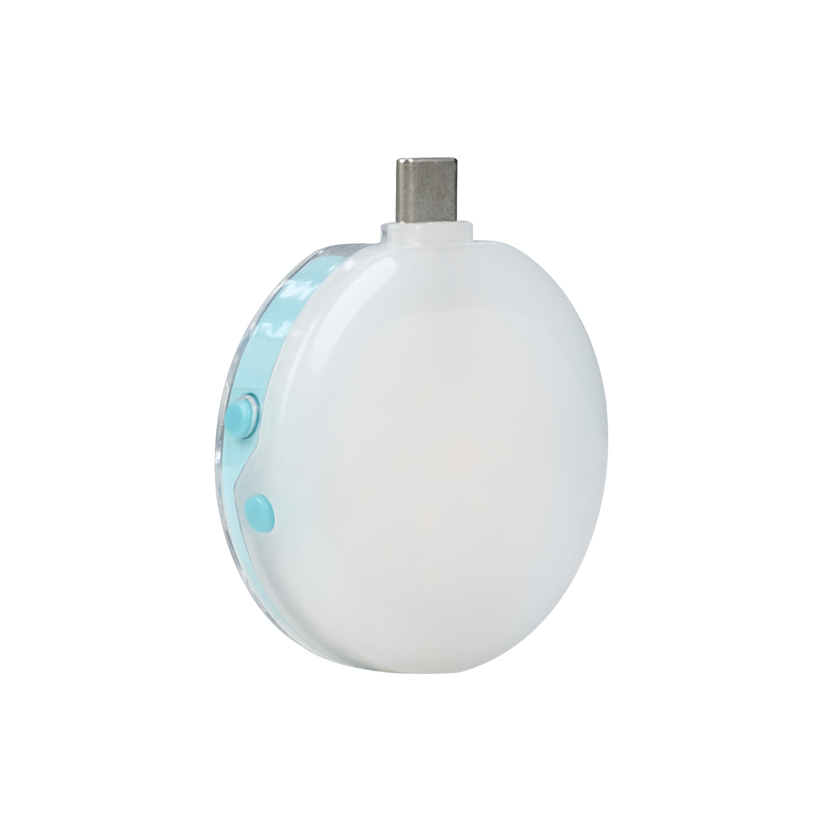 Nanlite Mini-Smartphone-Leuchte cookie rund, cyan Nanlite Mini-Smartphone-Leuchte cookie rund, cyan