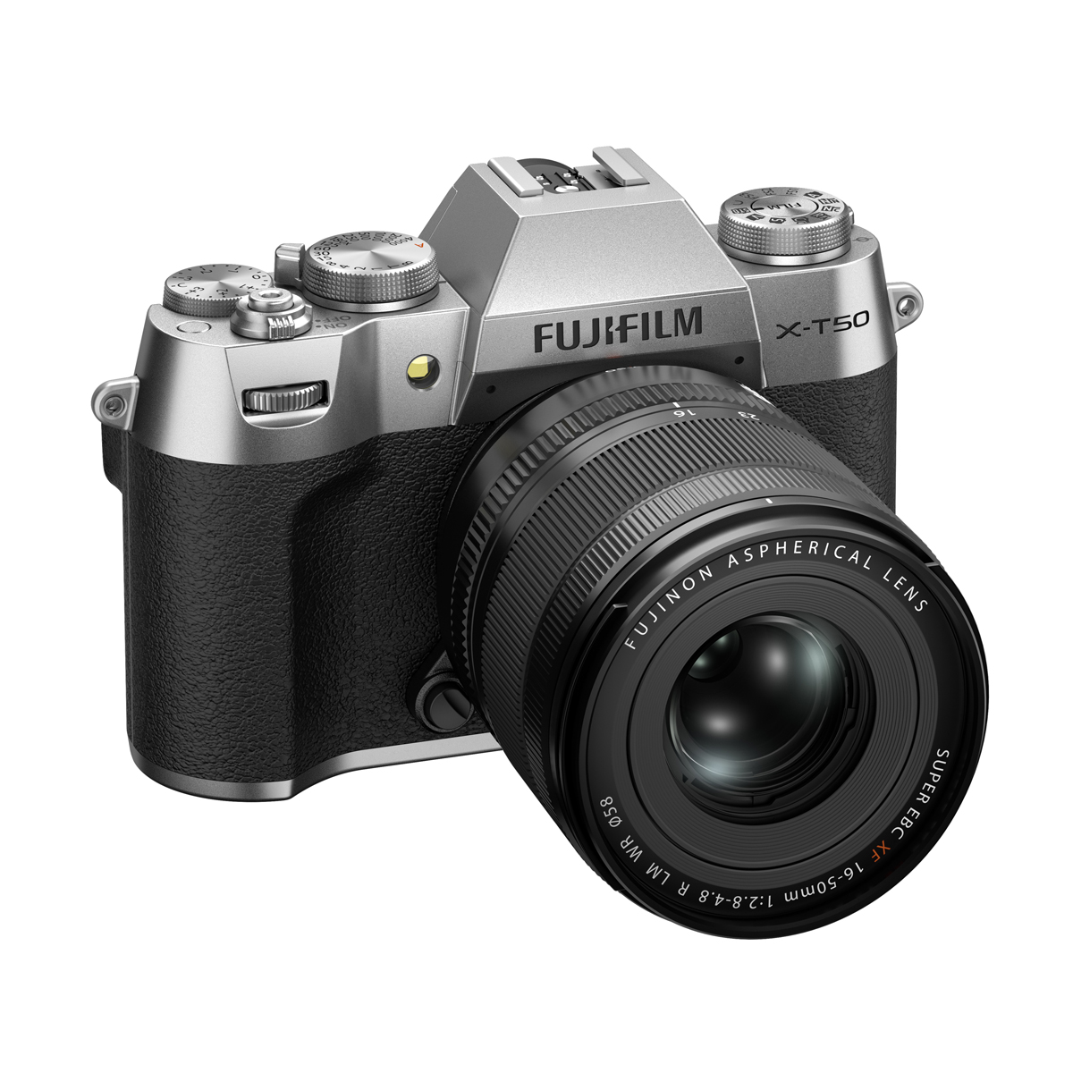 FUJIFILM X-T50 silber + XF 16-50 mm R LM WR, Kamerakit 4547410533743