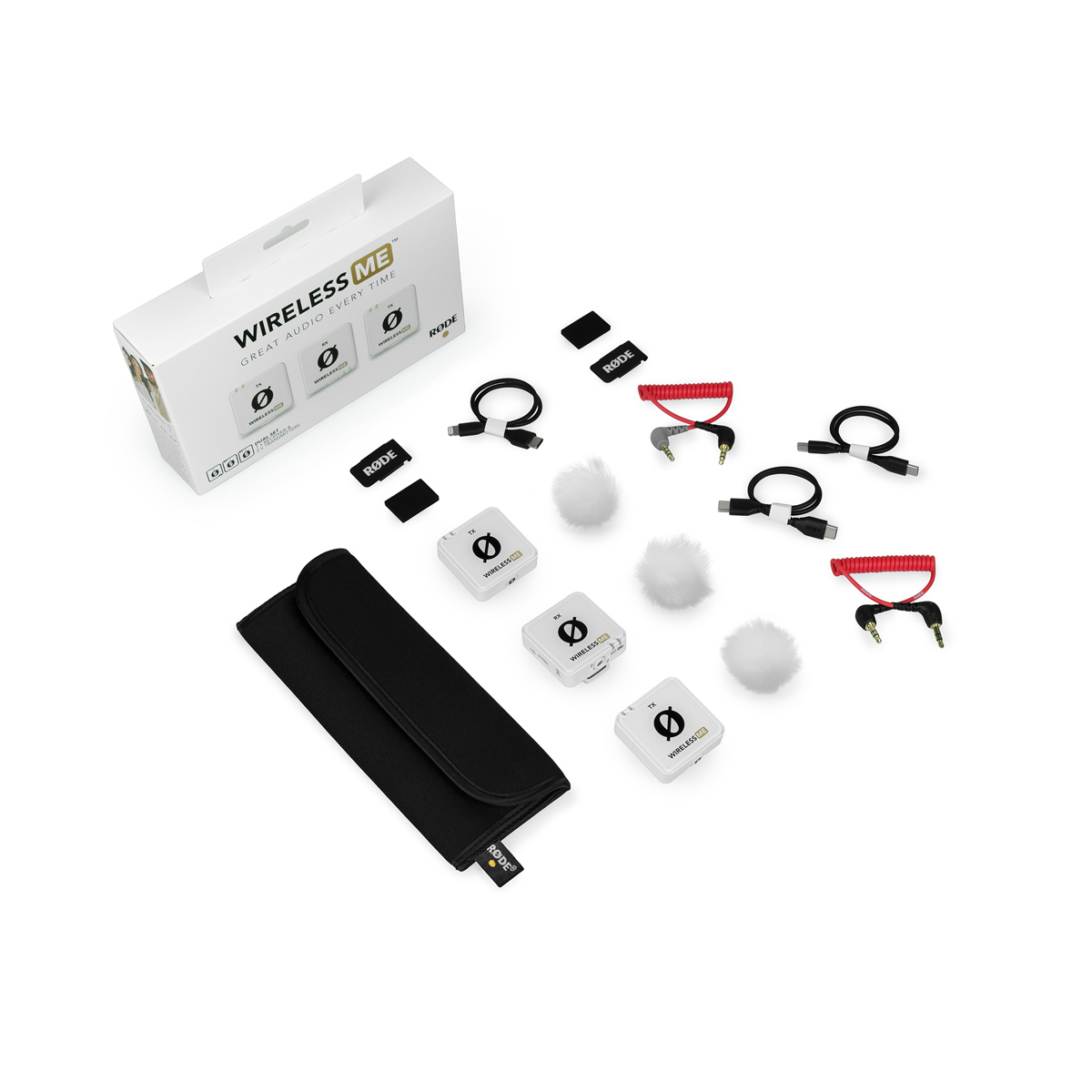 Rode Wireless ME Dual white, Mikrofon- system mit 0698813014743