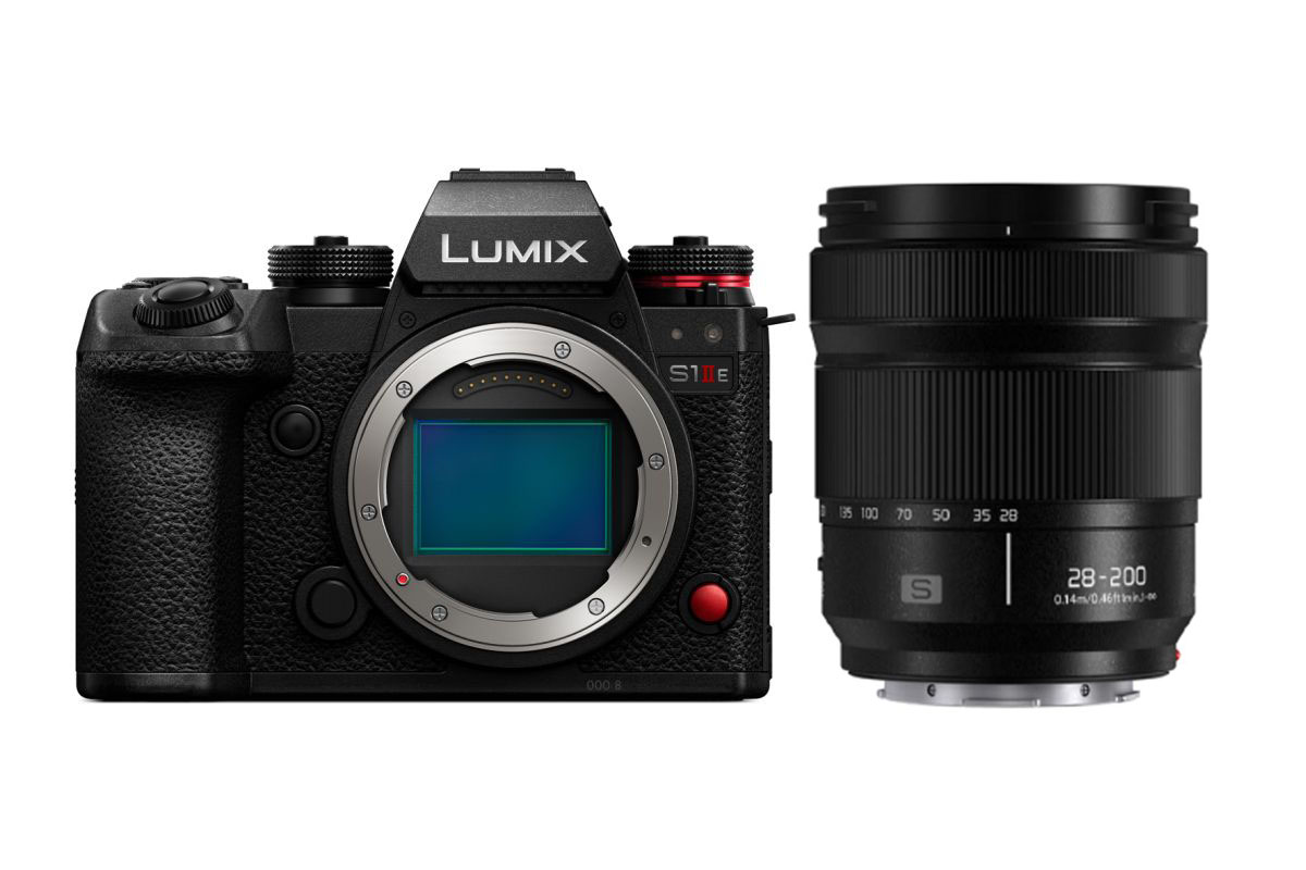 Panasonic Lumix S1II E Set mit Lumix S 4,0-7,1/28-200mm Macro OIS Panasonic Lumix S1II E Set mit Lumix S 4,0-7,1/28-200mm Macro OIS