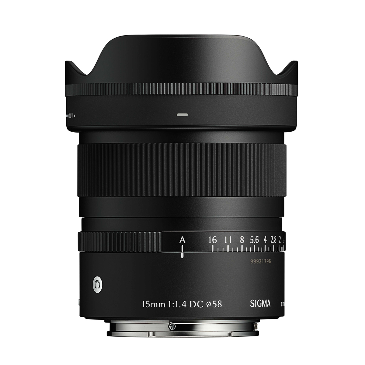 Sigma Contemporary 1,4/15 mm DC Canon RF -Mount, schwarz, Objektiv | 80€ Jubiläumsrabatt