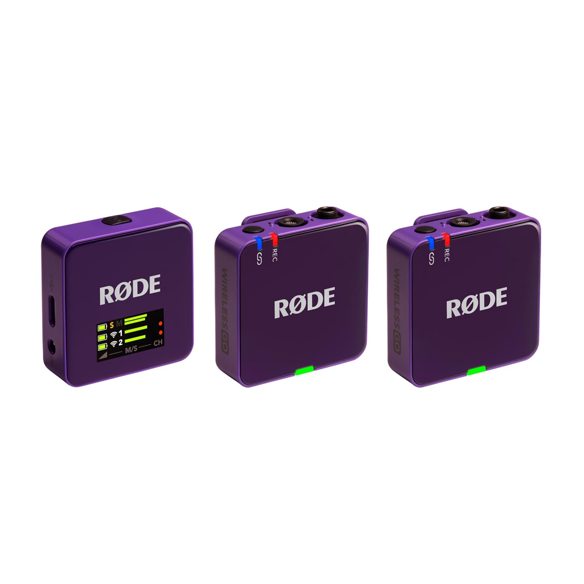 Rode Wireless GO (Gen. 3) Purple, dig., Mikrofonsystem, 2-Kanal, drahtlos Rode Wireless GO (Gen. 3) Purple, dig., Mikrofonsystem, 2-Kanal, drahtlos