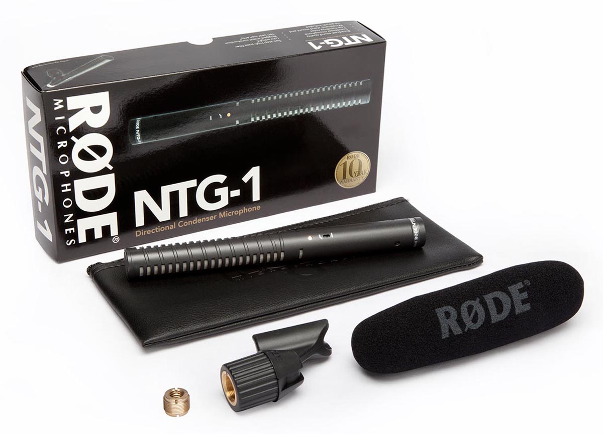 Rode NTG1 Richtrohr-Kondensatormikrofon 0698813000456