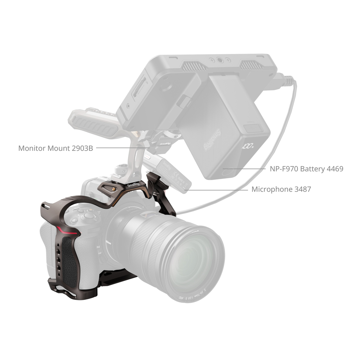 SmallRig 5258 Night Eagle, Cage für Nikon Z5II/5, 6941590023212