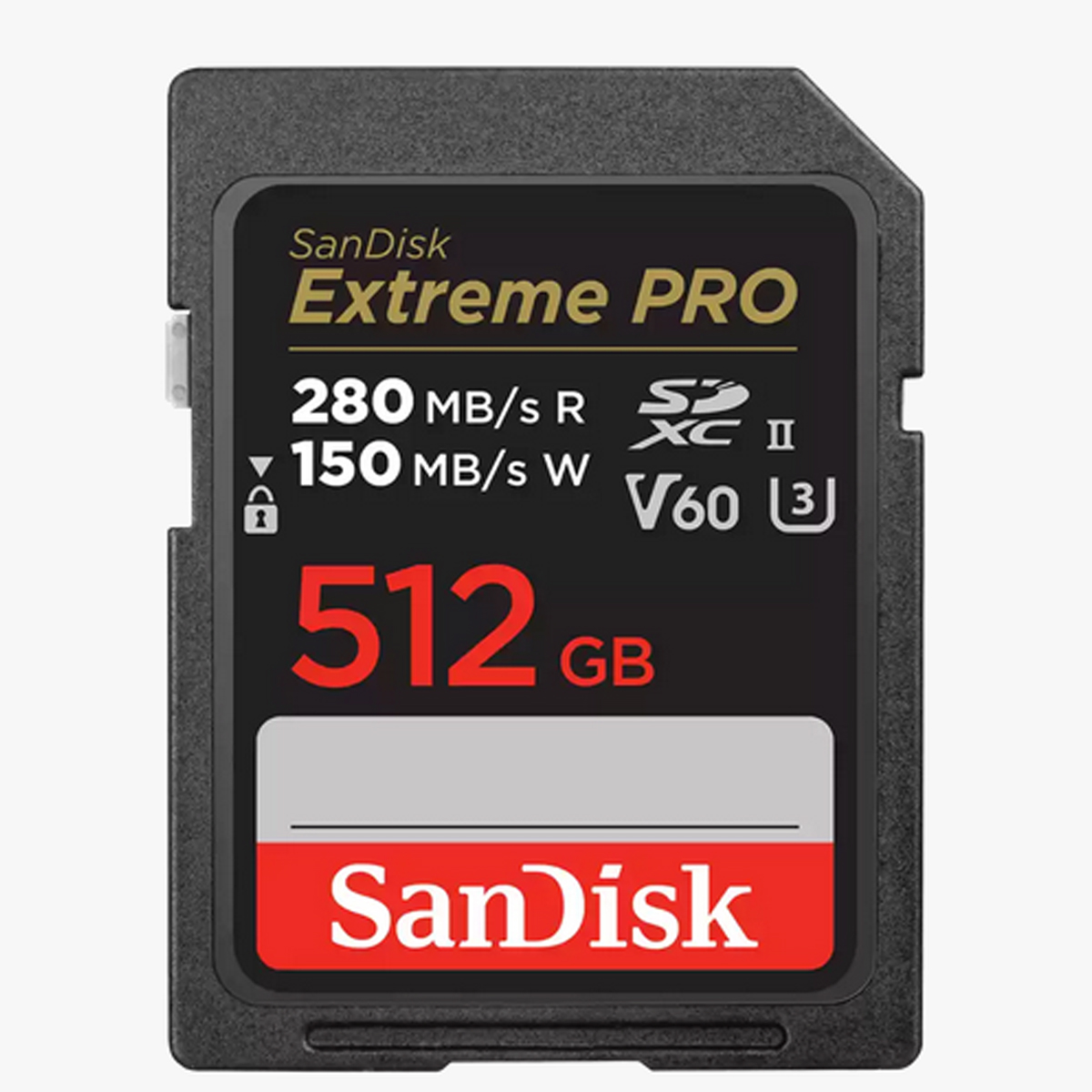 SanDisk 512 GB SDXC Extreme PRO 150MB/s V60 UHS-II 0619659202156