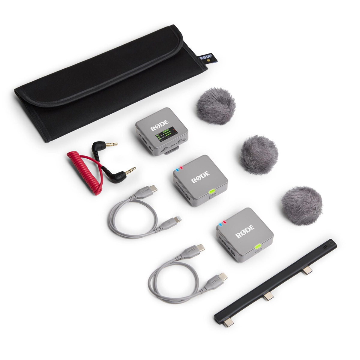 Rode Wireless GO (Gen. 3) Stone, digital Mikrofonsystem, 2-Kanal ...