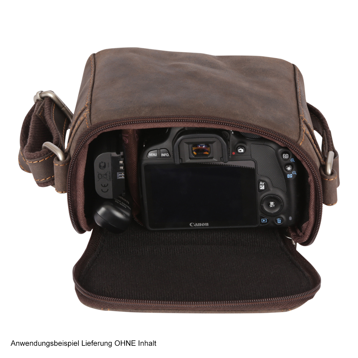 Kalahari KAAMA L-12 Leder-Fototasche 4501914405128