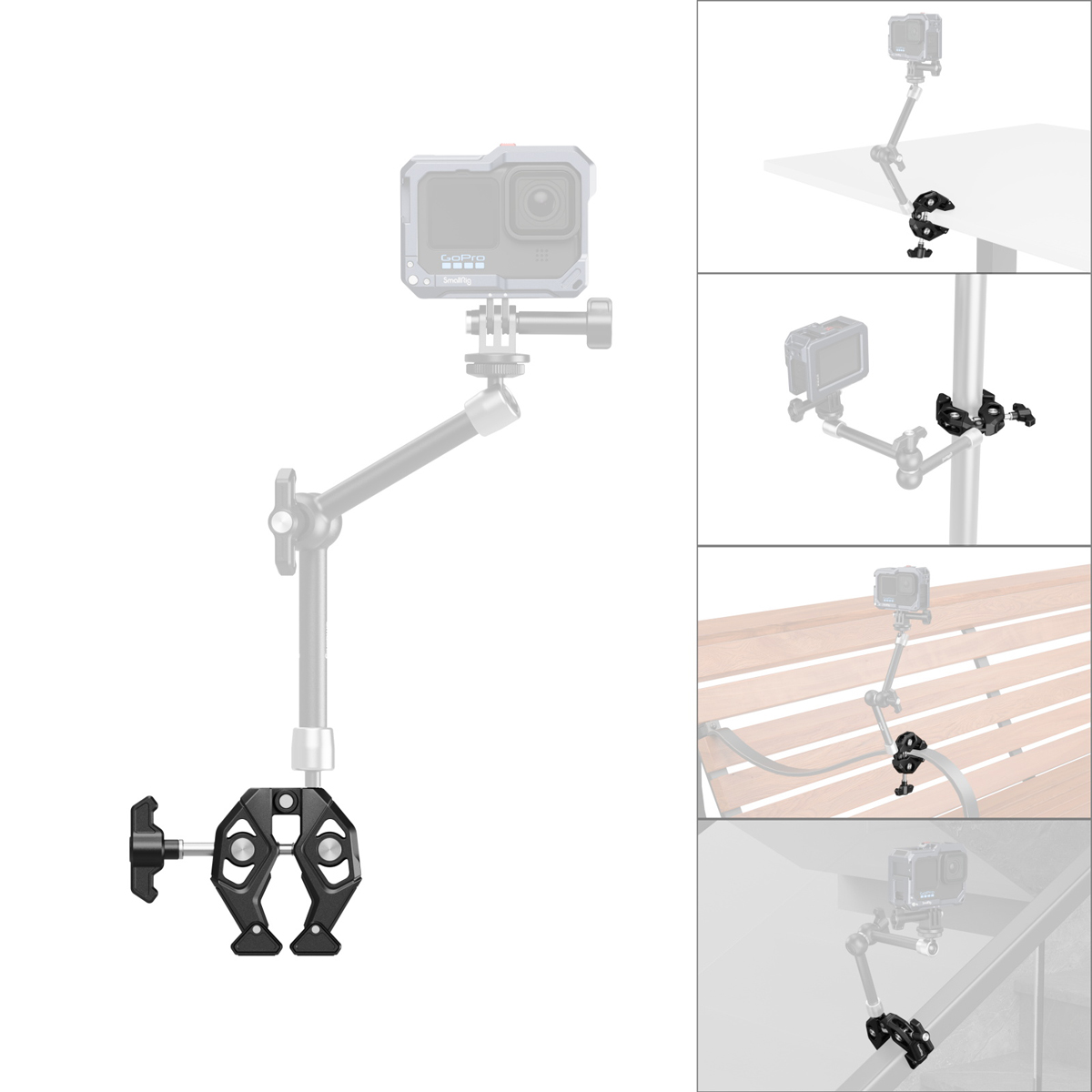 SmallRig 5319,50mm krabbenförmige Klemme 6941590022468