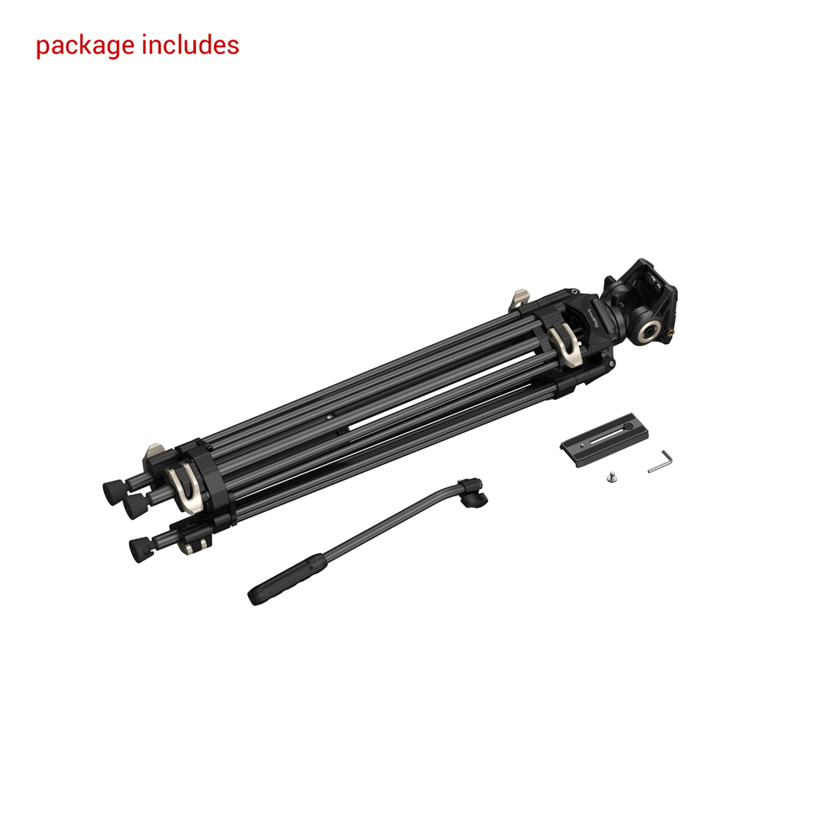 SmallRig 3751 Heavy Duty FluidkopfStativ AD-01 6941590007885