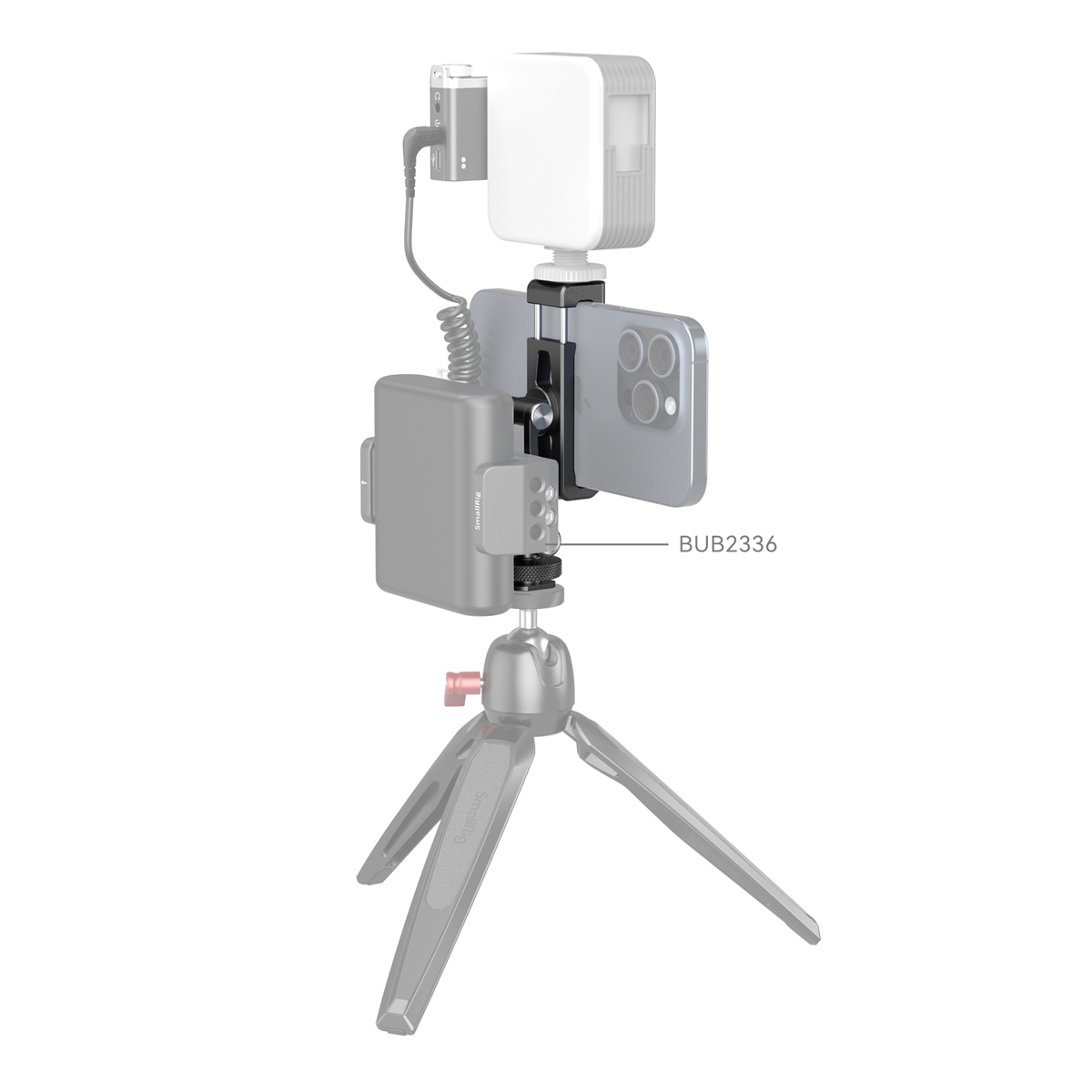 SmallRig 4382 Metal Phone Holder with Cold Shoe Mount SmallRig 4382 Metal Phone Holder with Cold Shoe Mount