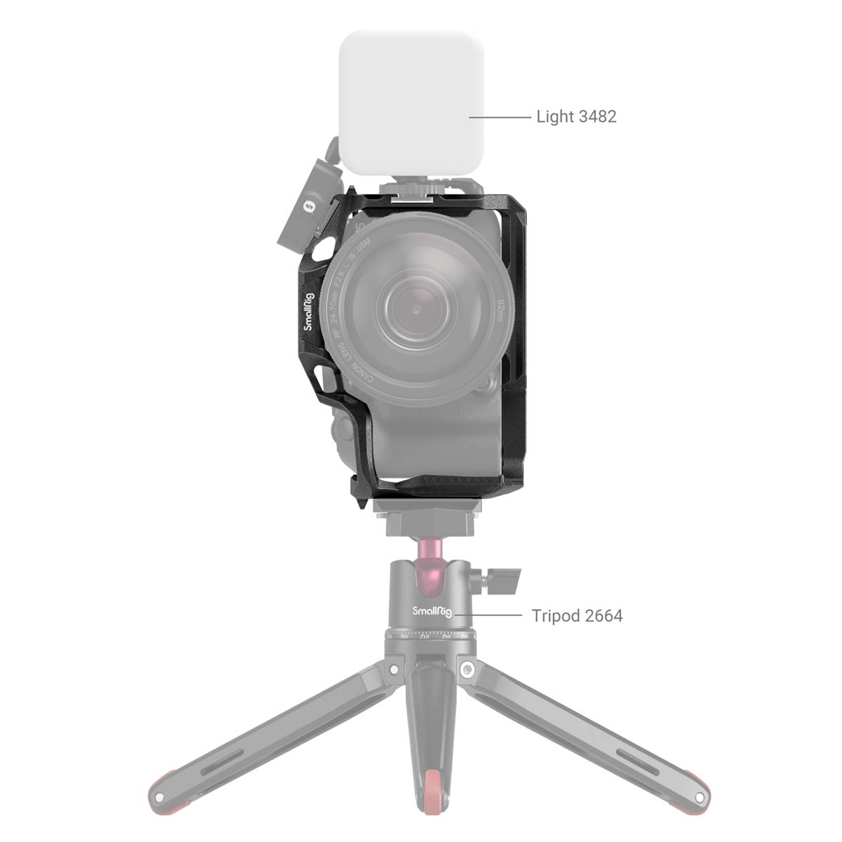 SmallRig 4004 Black Mamba Cage für Canon EOS R10 6941590009575