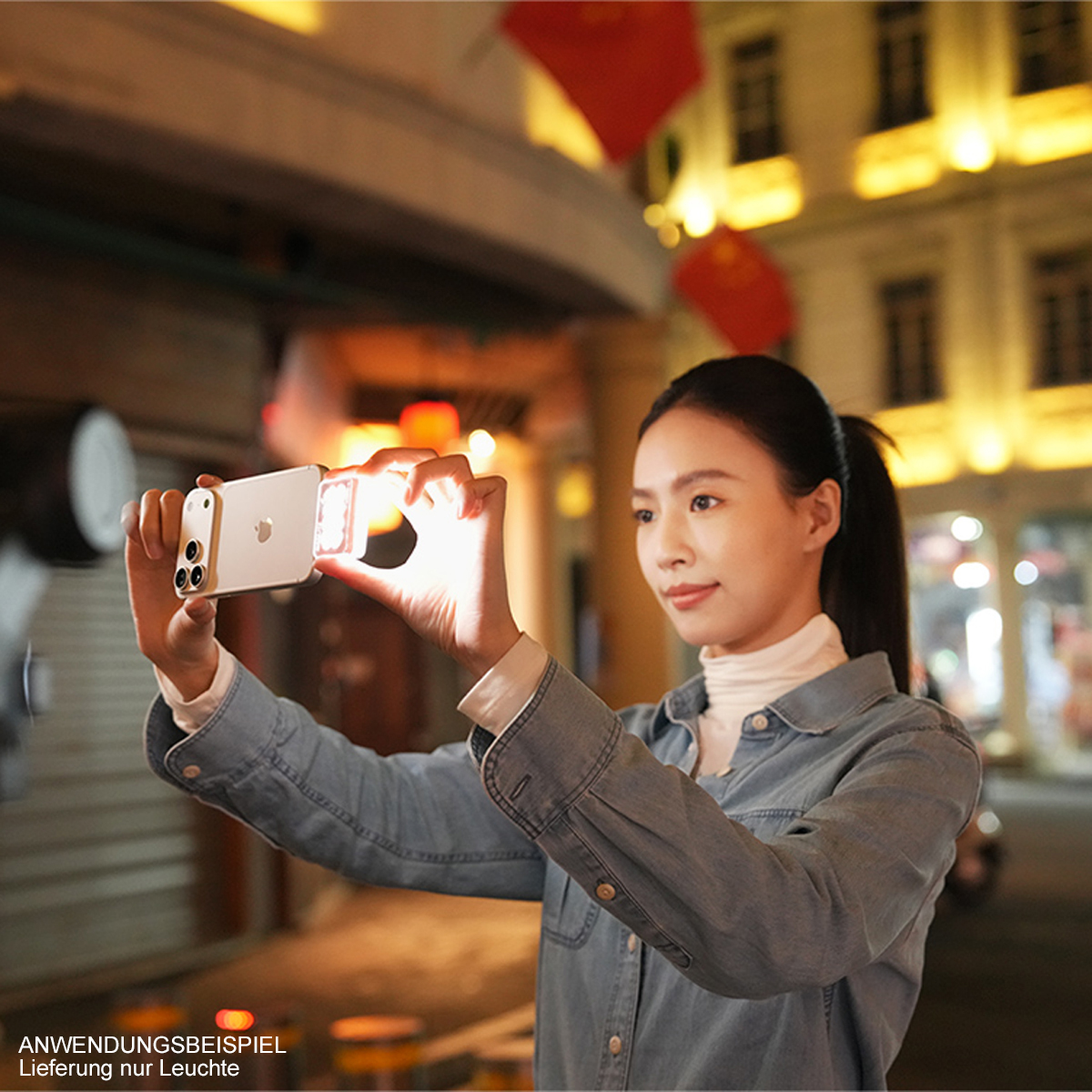 Nanlite Mini-Smartphone-Leuchte cookie-s rechteckig, lavendel