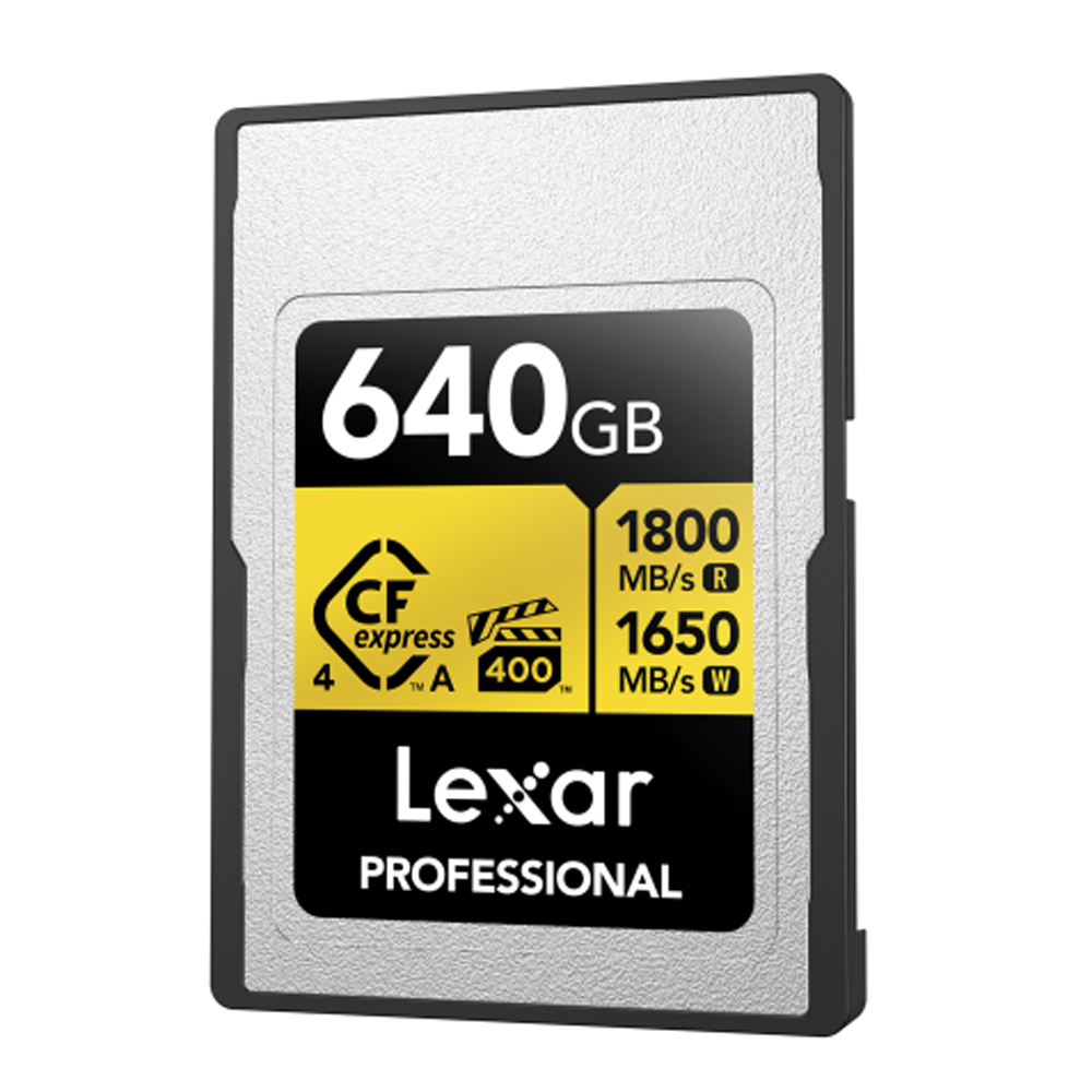 Lexar CFexpress 640 GB PRO Type A GOLD 4.0 Serie R 0843367134014