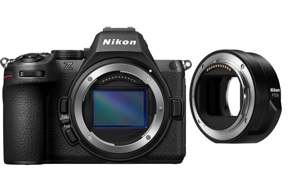 Nikon Z5 II Set mit Nikon FTZ II Bajonettadapter
