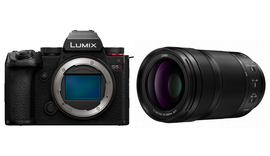 Panasonic Lumix S5 II Set mit Lumix S 4,5-5,6/70-300mm Macro Panasonic Lumix S5 II Set mit Lumix S 4,5-5,6/70-300mm Macro