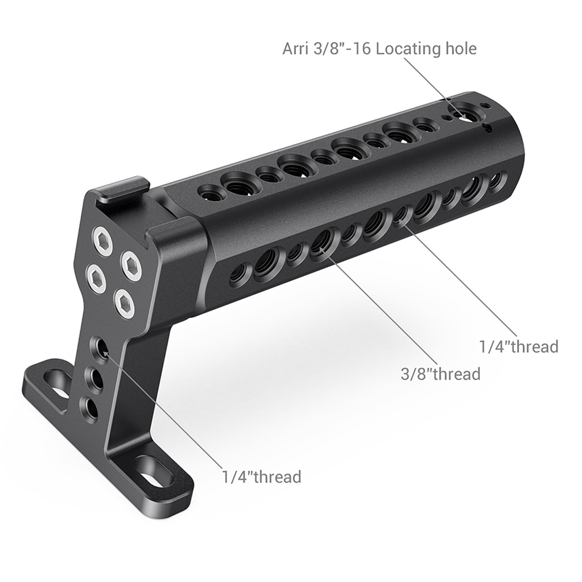 SmallRig 1638C Cheese-Topgriff mit Blitzschuh-Moun