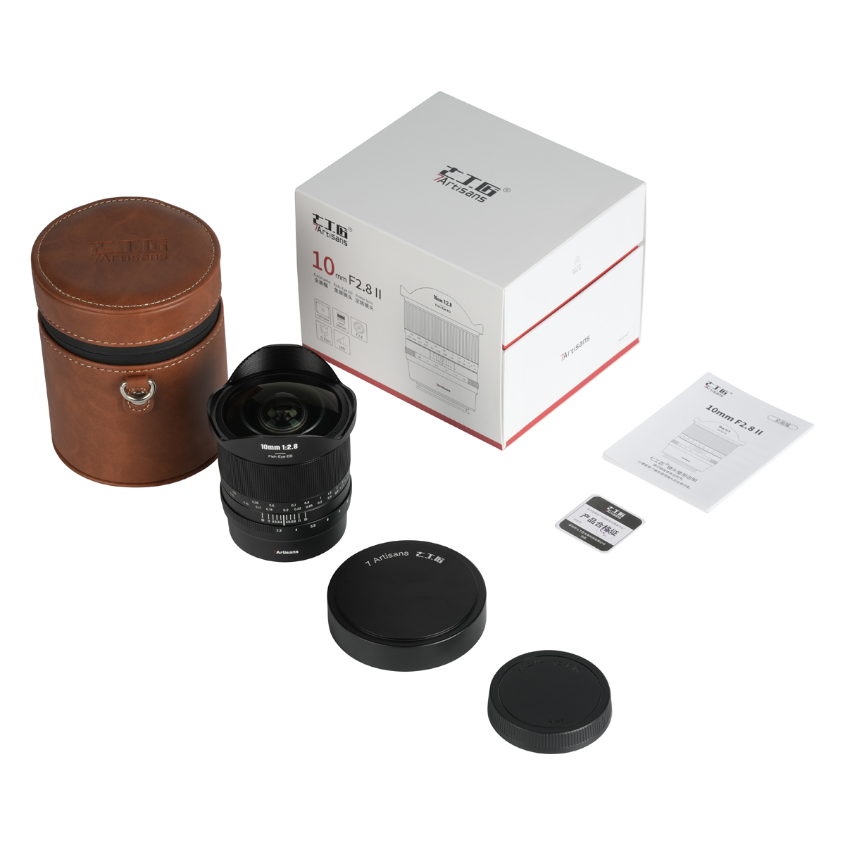 7Artisans 2,8/10 mm II, L-Mount schwarz, Fisheye E 6971835487042