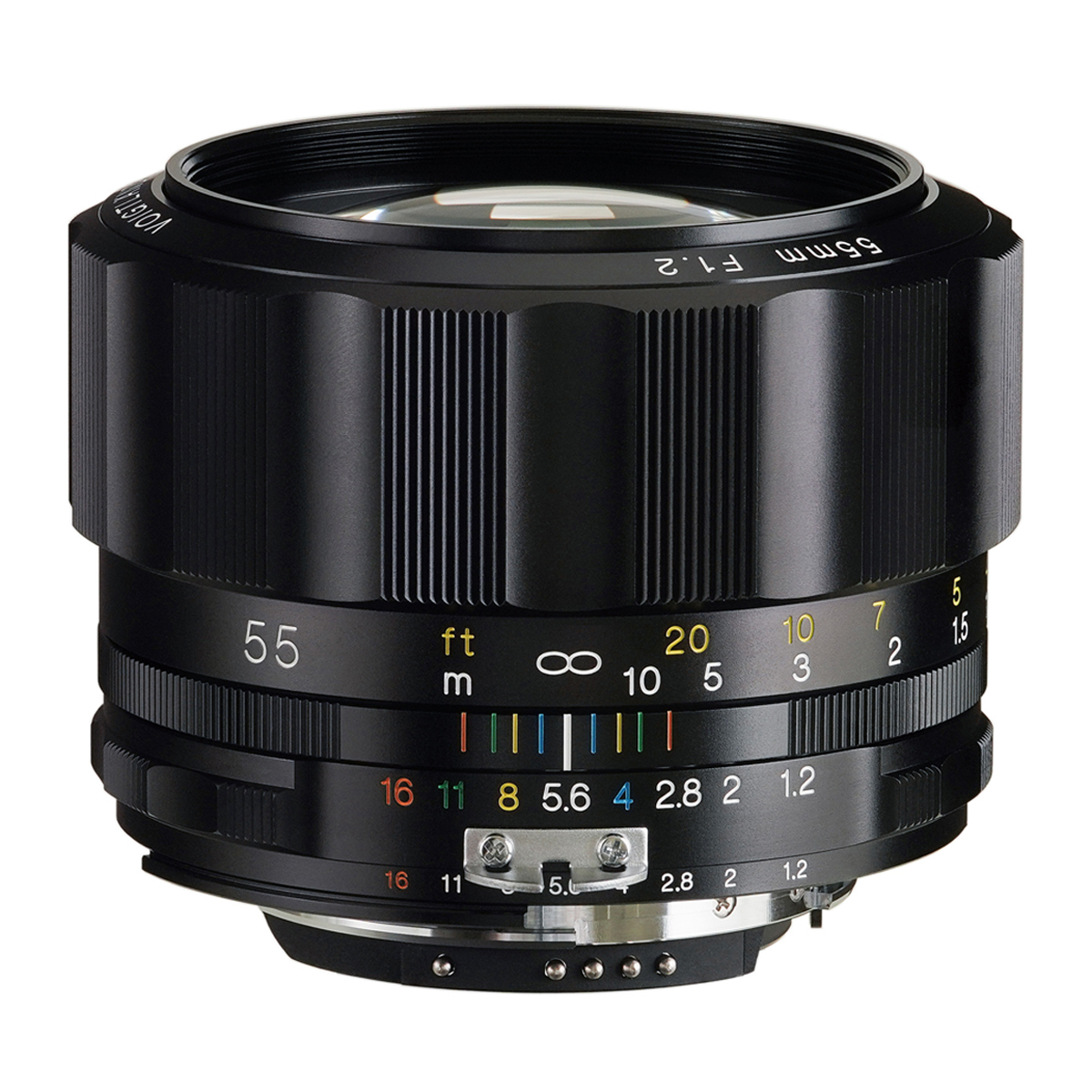 Voigtländer Nokton 1,2/55 mm schwarz, SLII-S Nikon 4002451006699