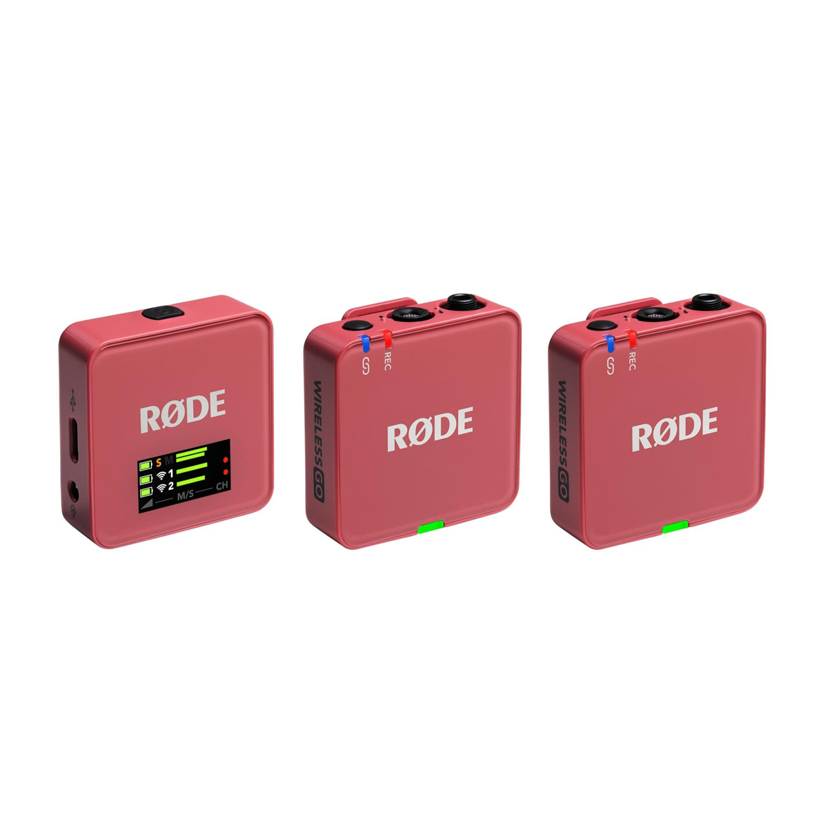 Rode Wireless GO (Gen. 3) Rose, digital Mikrofonsystem, 2-Kanal, drahtlos