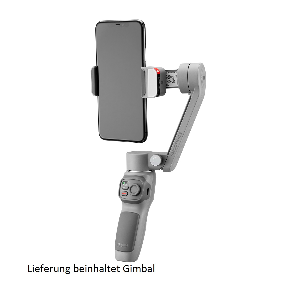 Zhiyun Smooth Q3 grau Gimbal für Smartphones 6970194086521