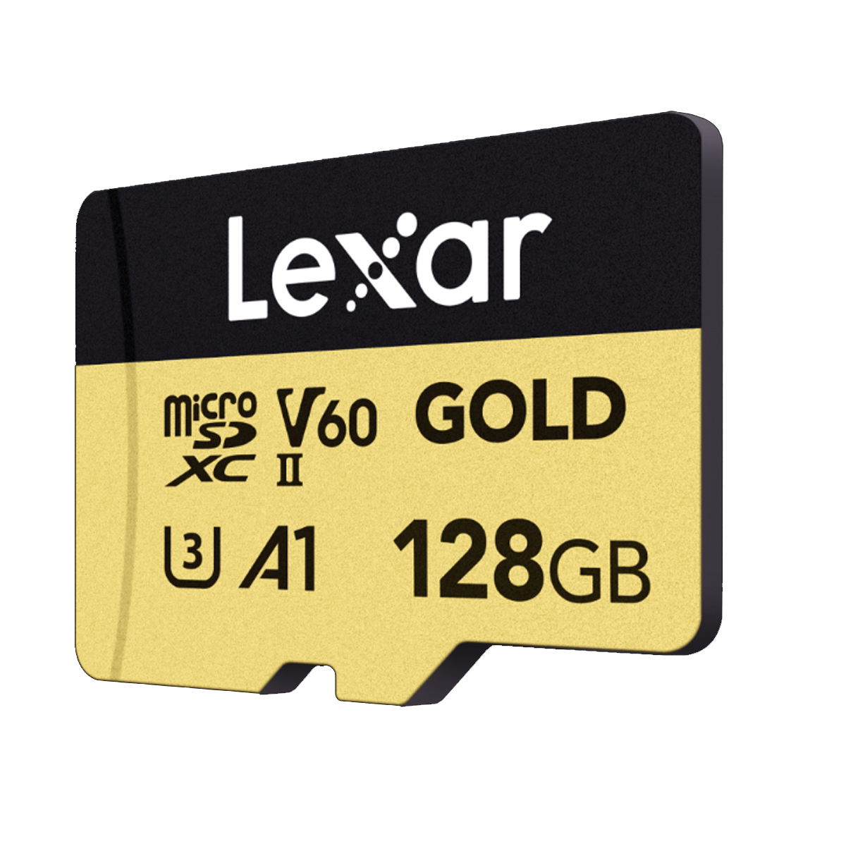 Lexar Gold MicroSDXC 128 GB, UHS-II, U3, V60 Profe 0843367132393