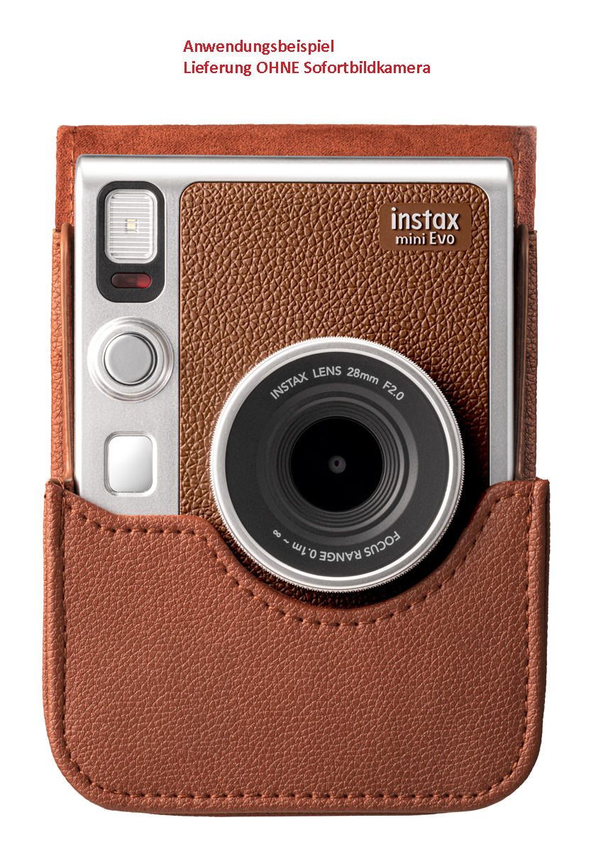 Fujifilm Instax Mini EVO Case, brown 8720094752242