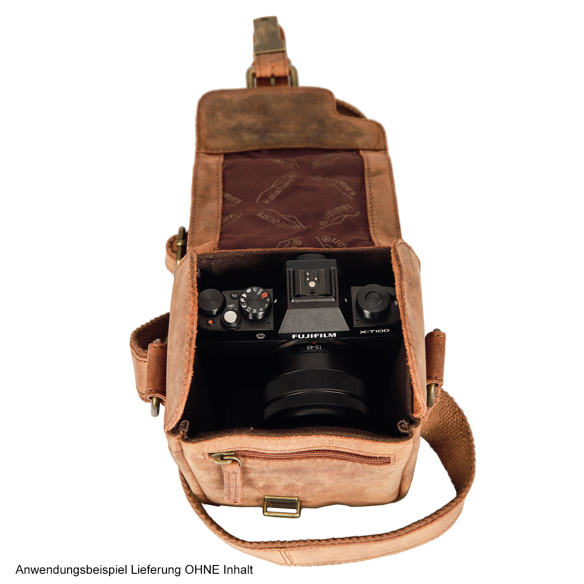 Kalahari KAAMA LS-29 Leder-Fototasche 4250191410836