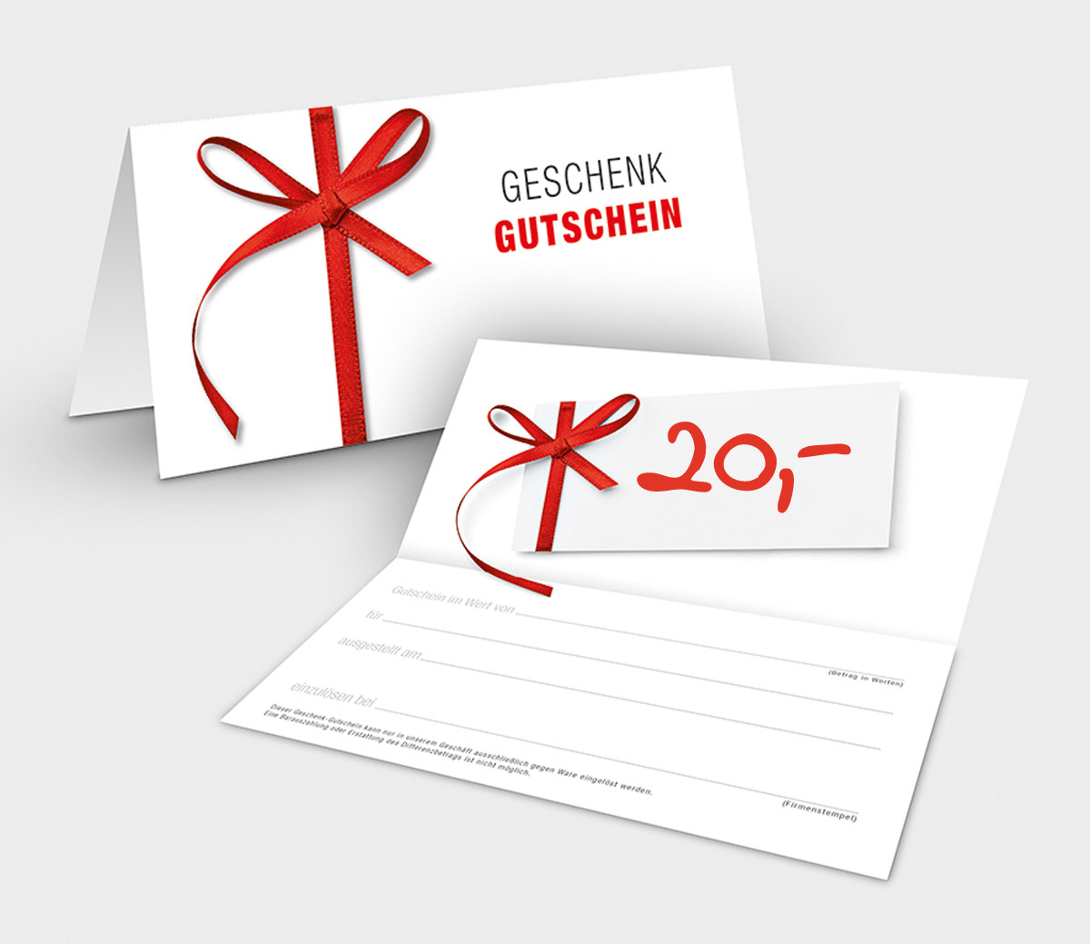 20,-€ Geschenkgutschein 7706050100150