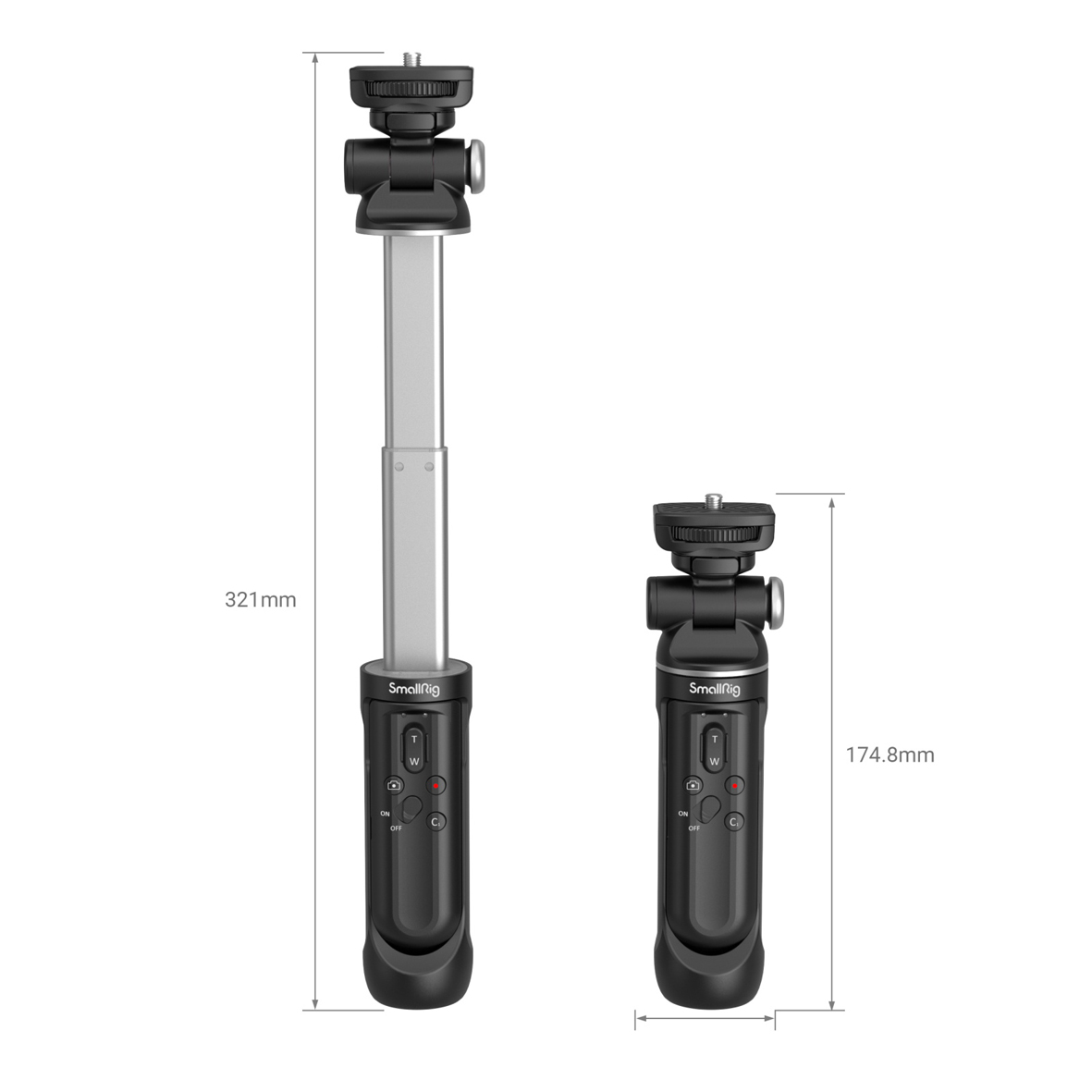 SmallRig 3326 SR-RG1 Aufnahmegriff mit kabelloser 6941590008035