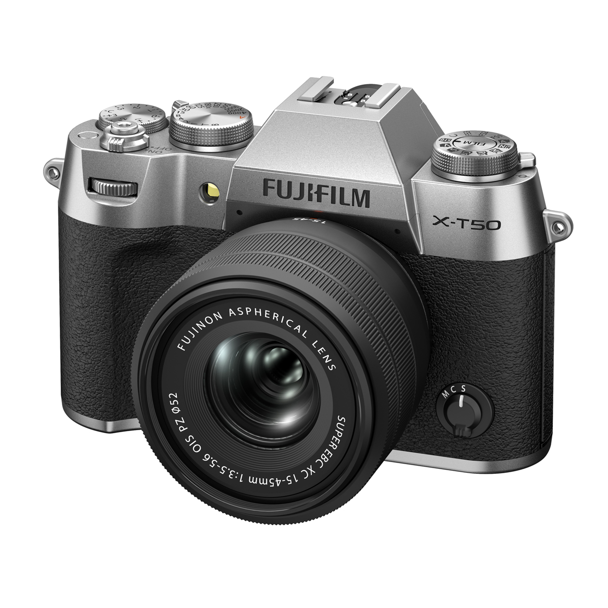 FUJIFILM X-T50 silber + XC 15-45 mm OIS PZ, Kamera 4547410533842