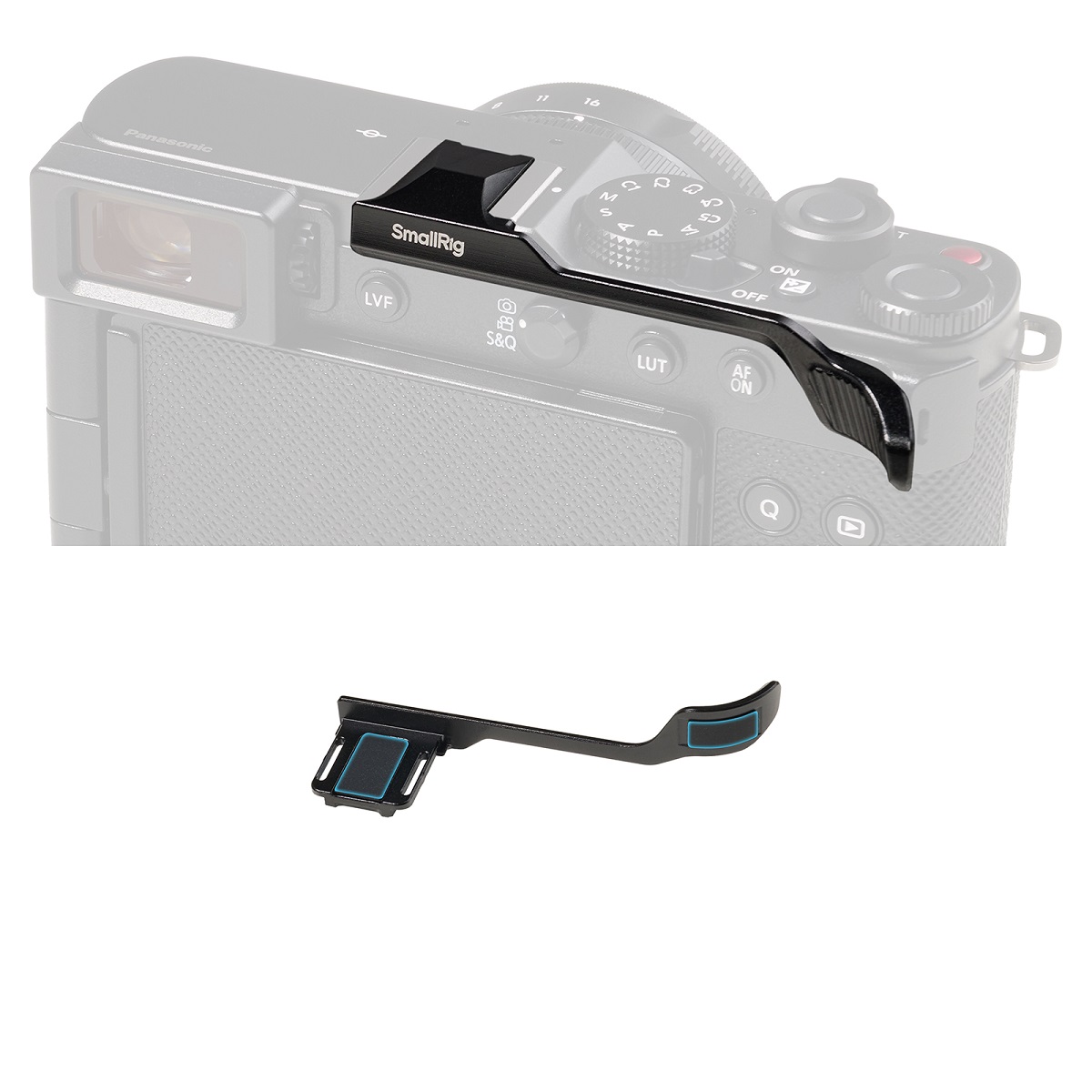 SmallRig 5702 Daumengriff für Panasonic Lumix L10 schwarz