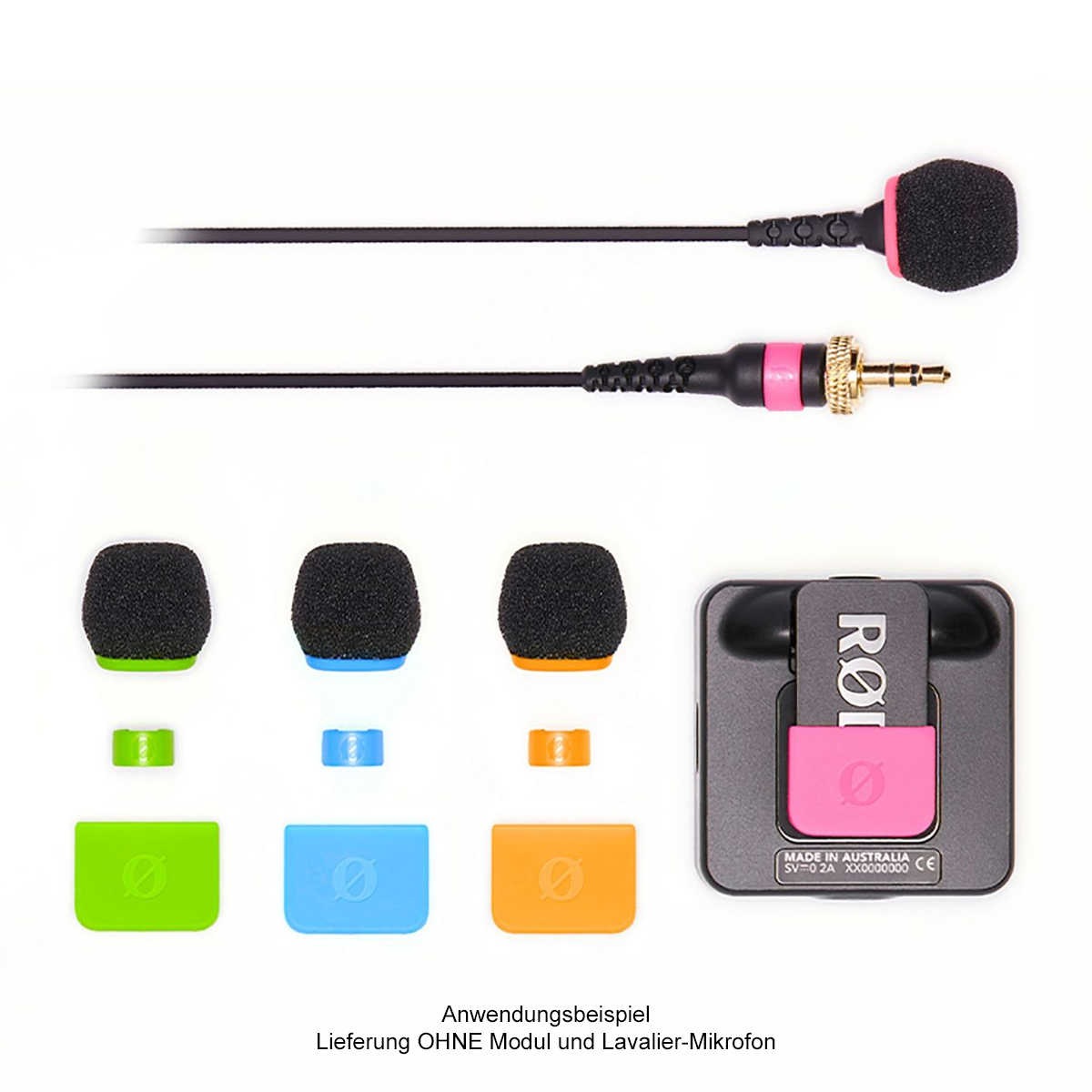Rode Colors 3 Indentifikationsset für Wireless Go II und Lavalier GO II