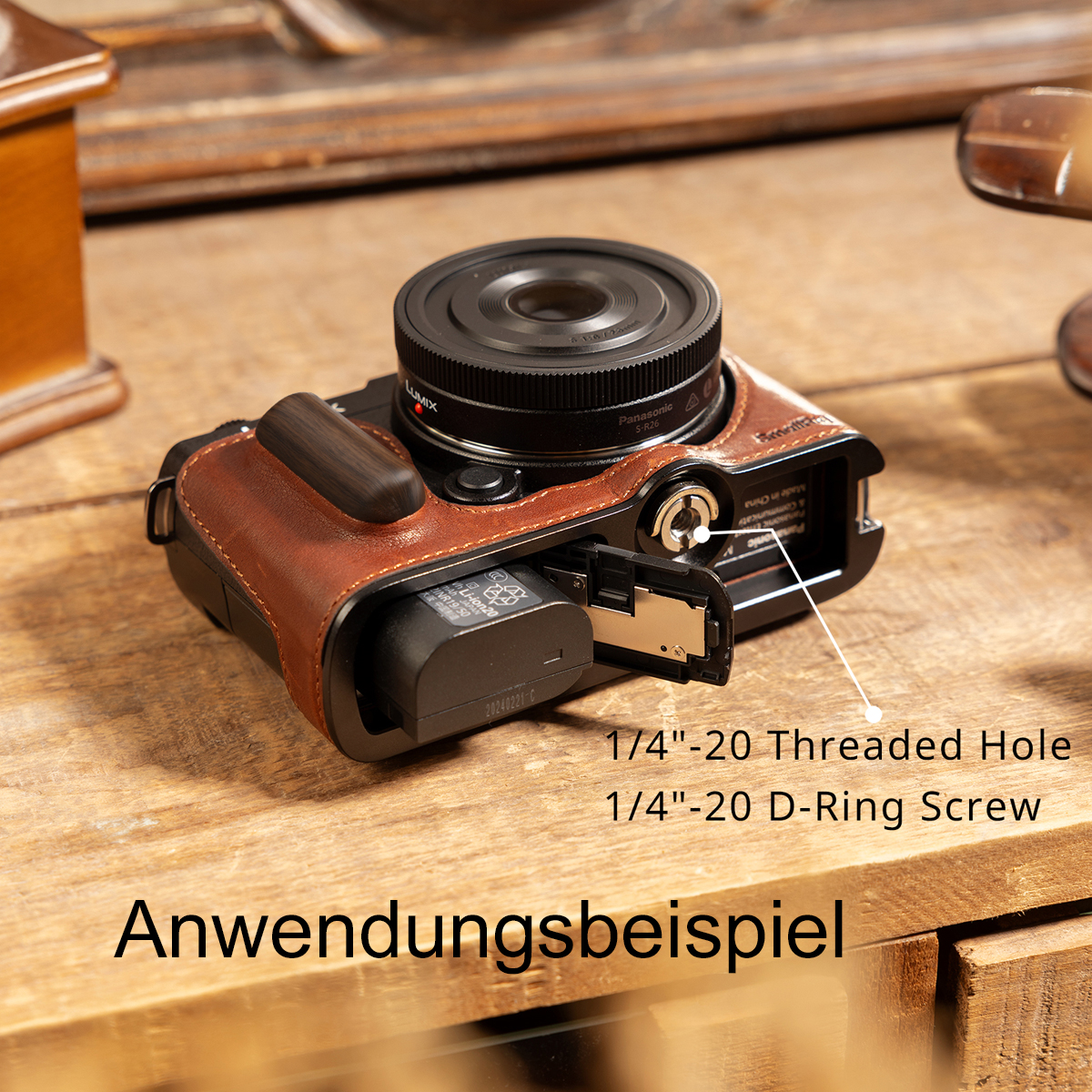 SmallRig 4703 Halbledertasche für Panasonic Lumix 6941590017020