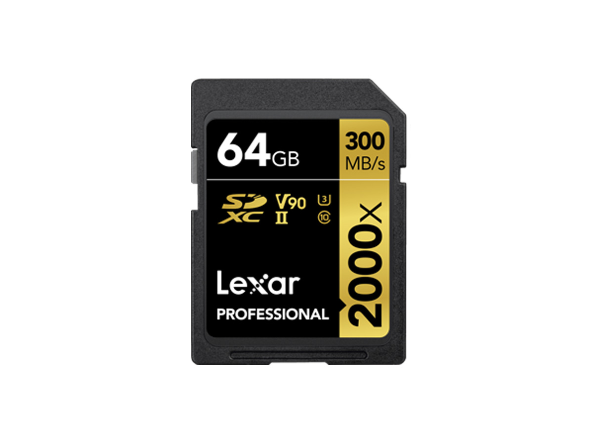 Lexar 2000x SDXC 64 GB, C10, U3, V90, Professional 0843367120857