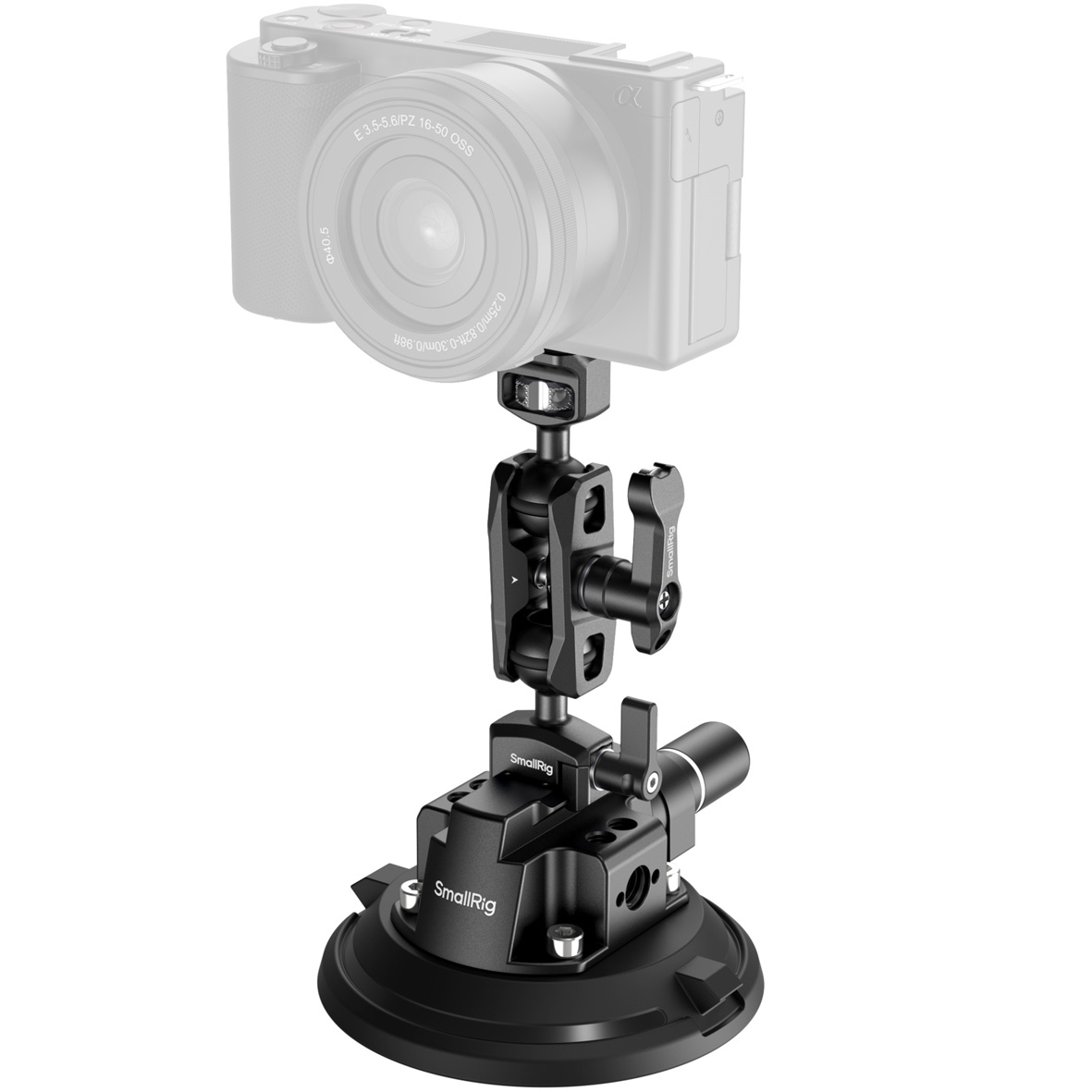 SmallRig 4236C 4" Saugnapf-Kameramontage Kit für Fahrzeugaufnahmen