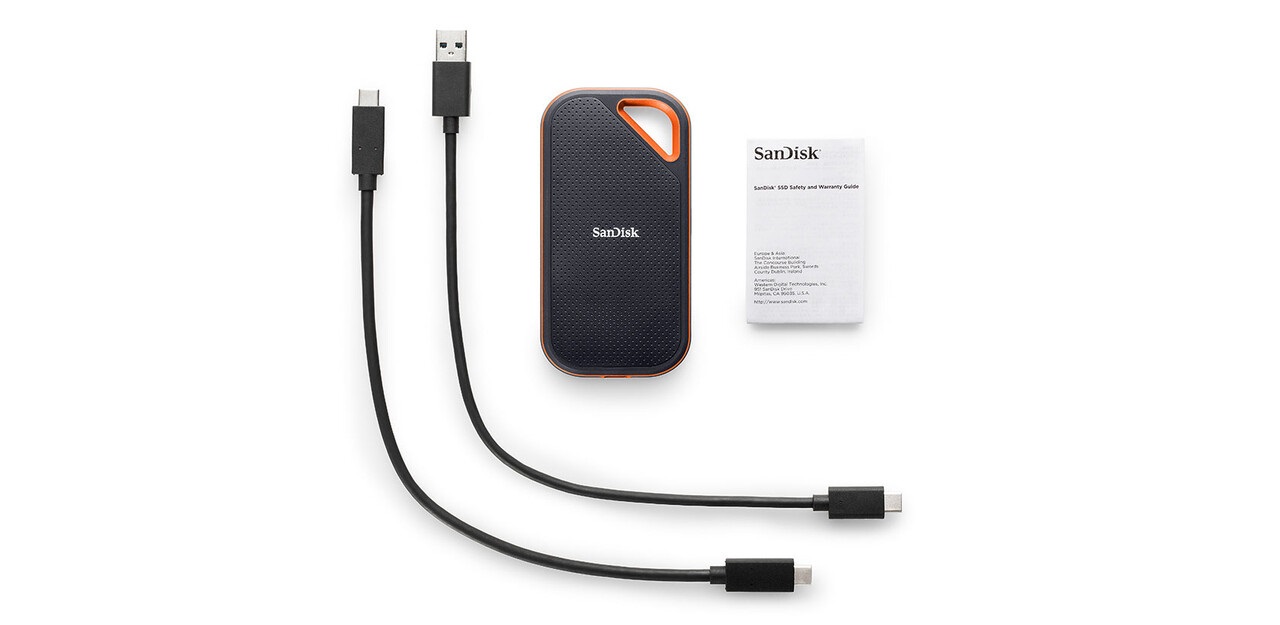 SanDisk 4 TB Extreme PRO Portable SSD Speicher V2 0619659184735