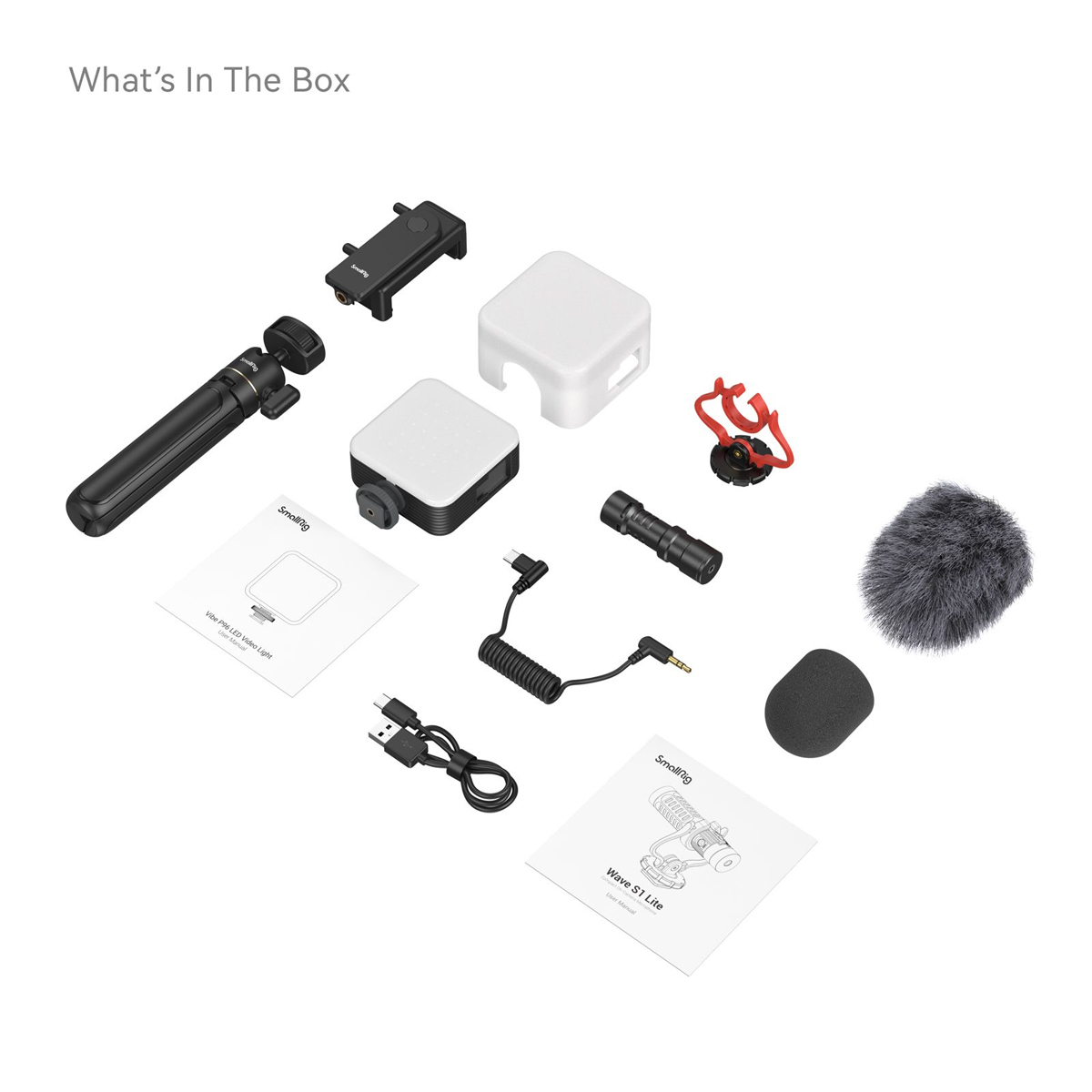 SmallRig 4369 Smartphone Vlog Stativ Kit VK-50 Erw 6941590015613