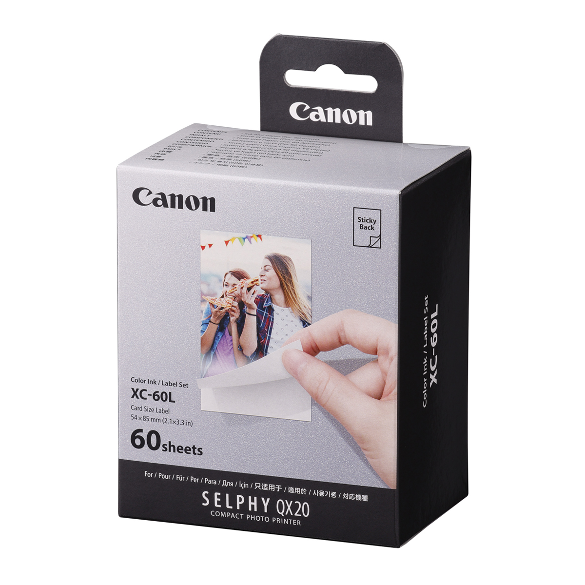 Canon XC-60L Sticker/Ink Set 60 Blatt im Kreditkar 4549292238495