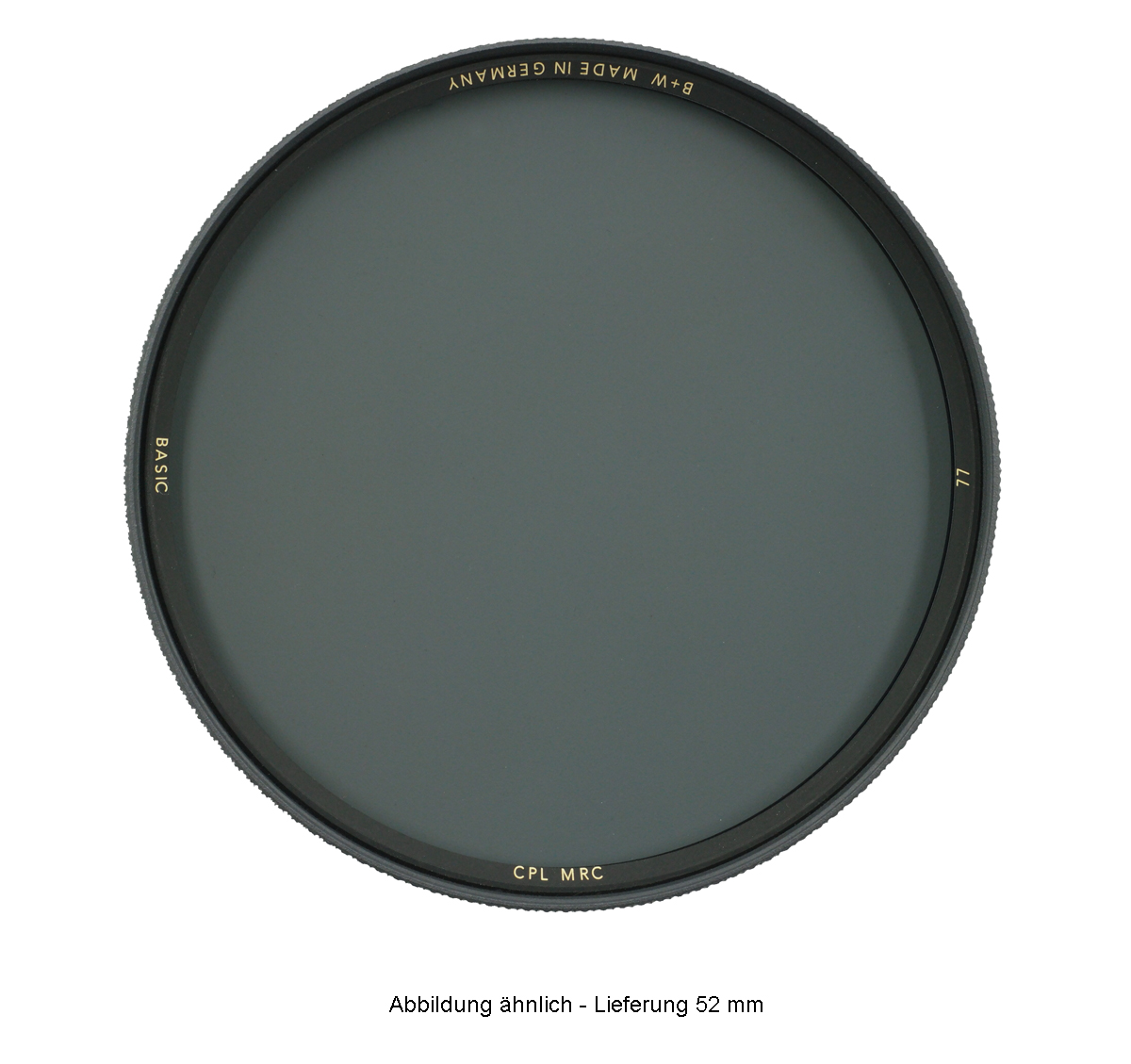 B+W BASIC Zirkular Polfilter MRC 52 mm 4012240045853