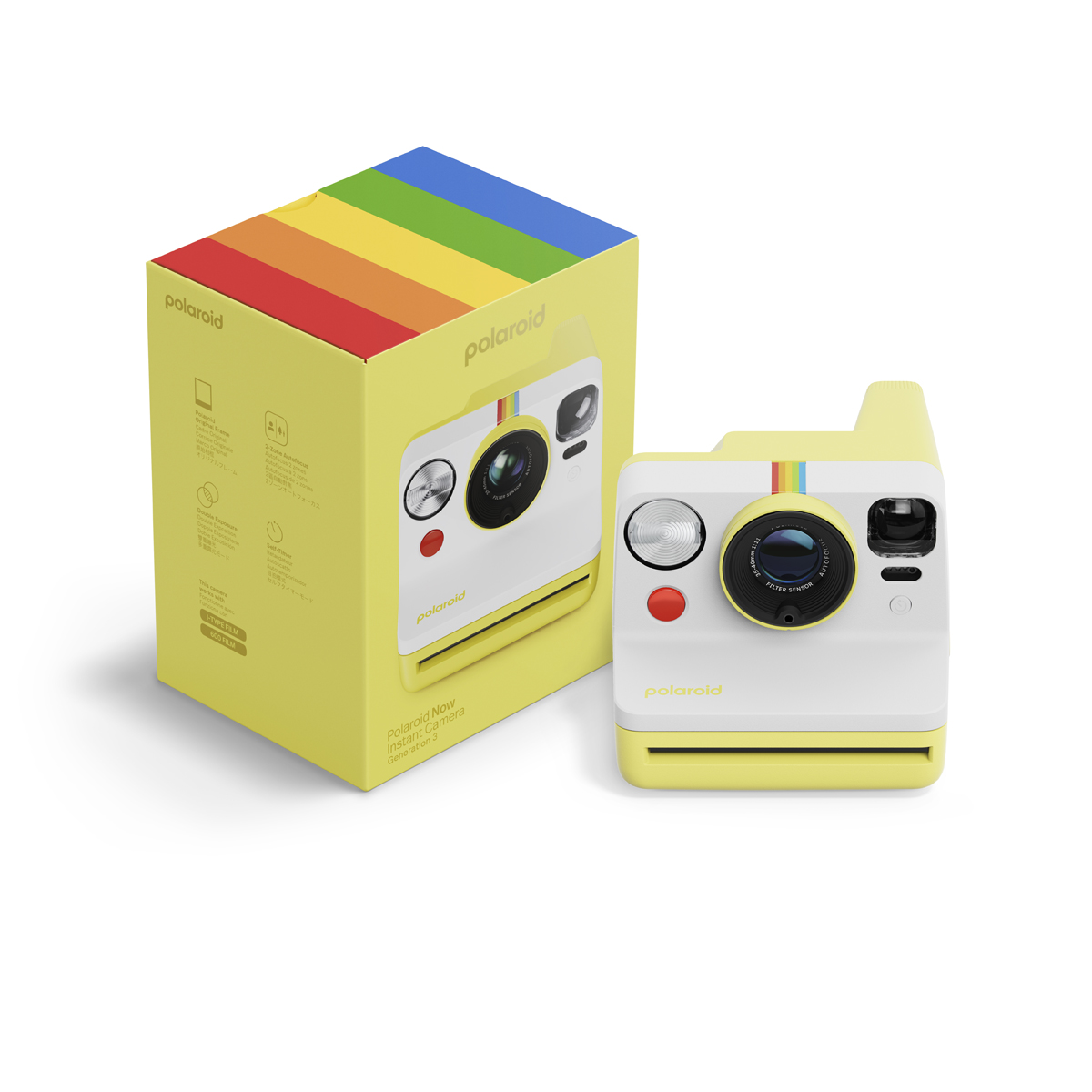 Polaroid Now Gen3 Camera Yellow Sofortbildkamera 9120134280220