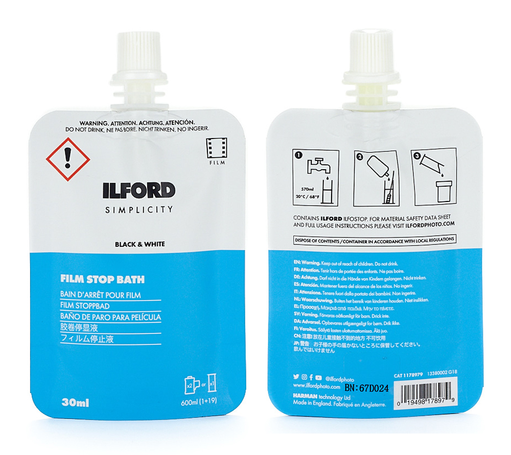Ilford Simplicity Starter Kit SW-Filmentwicklung 0019498178849