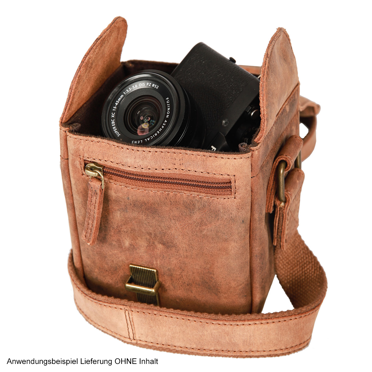 Kalahari KAAMA LS-29 Leder-Fototasche 4250191410836