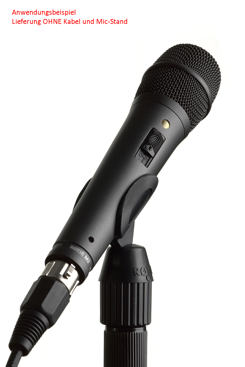 Rode M2, dynamisches Gesangs-Mikrofon mit Schalter 0698813001095